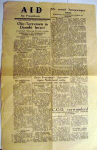 29. A.I.D. newspaper front page 1948