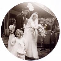 Dirk in full military uniform on his marriage to Kitty, April 1941