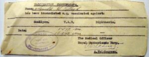 42-Arnold Drok-vaccination certificate-1947