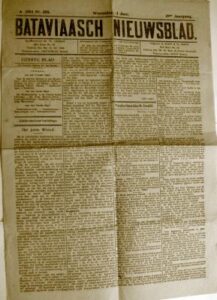 Bataviasch newspaper, 1914