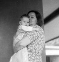 Oma Jo and Opa Herman Barkey with Arnold, late 1942