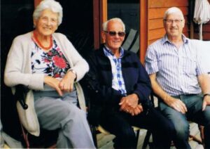 Elly and her brothers Reg & Max, 60 years after arrival