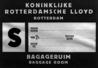 Baggage label KRL