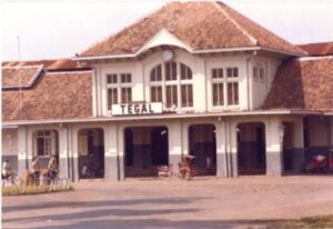 Tegal Station in Central Java (photo taken in 1980).